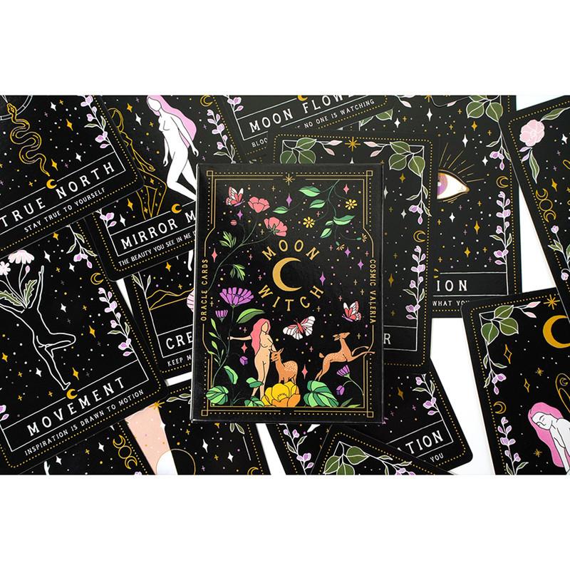 11*6,5 см Лунная Ведьма Оракул Карты Гадание Пророчество Таро Колода