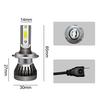 2X H7 CAR LED Headlight Kit 120W 26000LM Light Bulb Xenon 6000K White