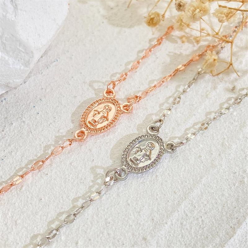 Religious Cross Necklace Gothic Style Clavicle Chains Vintage Crucifix Pendant Neckchains Handmade GIfts for Women Girl