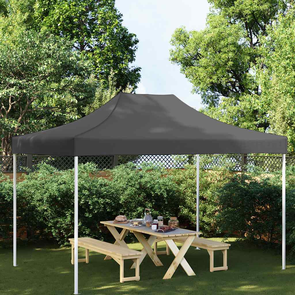 Party Tent Roof 4.5 x 3 m Anthracite 270 g m²