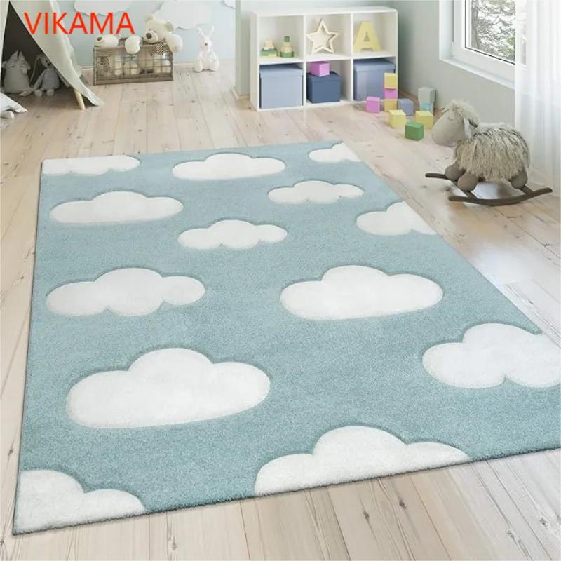 Imitation Cashmere Carpet Entrance Carpet Game Carpet For Baby Bedroom Rugs Living Room Rug Large Room Decoration