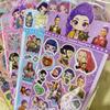 20pcs K-Pop Demon Hunters Laser Stickers  Anime &Cartoon Style,Cute & Creative Stickers for School Supplies and Home Decoration