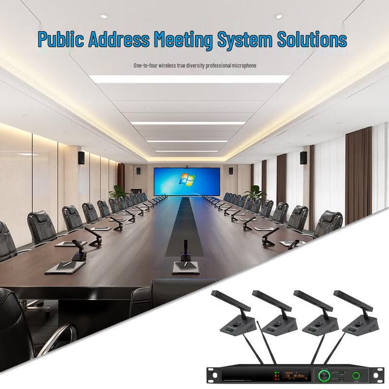 YSX Wireless One-to-Four Conference Microphone System (CN version)