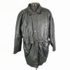 Sheep Leather Jacket Coat Outerwear/Men’s Size M/Black/Quilted Lining, Brand Unknown(USED)