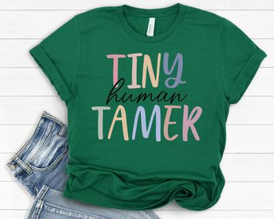 Teacher T Shirt Tiny Huunisex Tamer Kindergarten Preschool First Day Of School Back To For