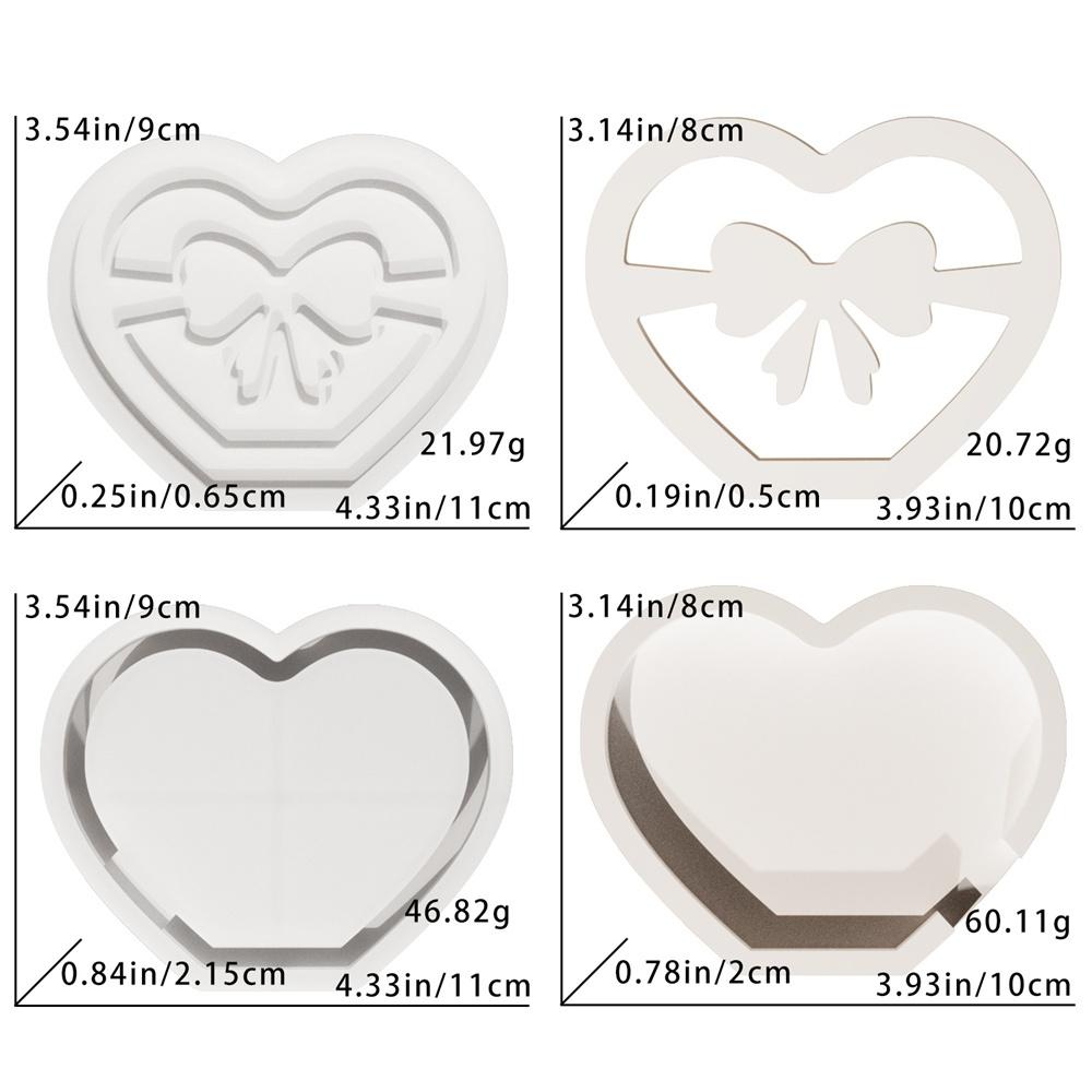 Полая Силиконовая Форма Силуэт на День Матери Мама Письмо Любовь Атмосферная Лампа Подарочная Коробка Подставка для Свечи Гипсовые Смоляные Формы