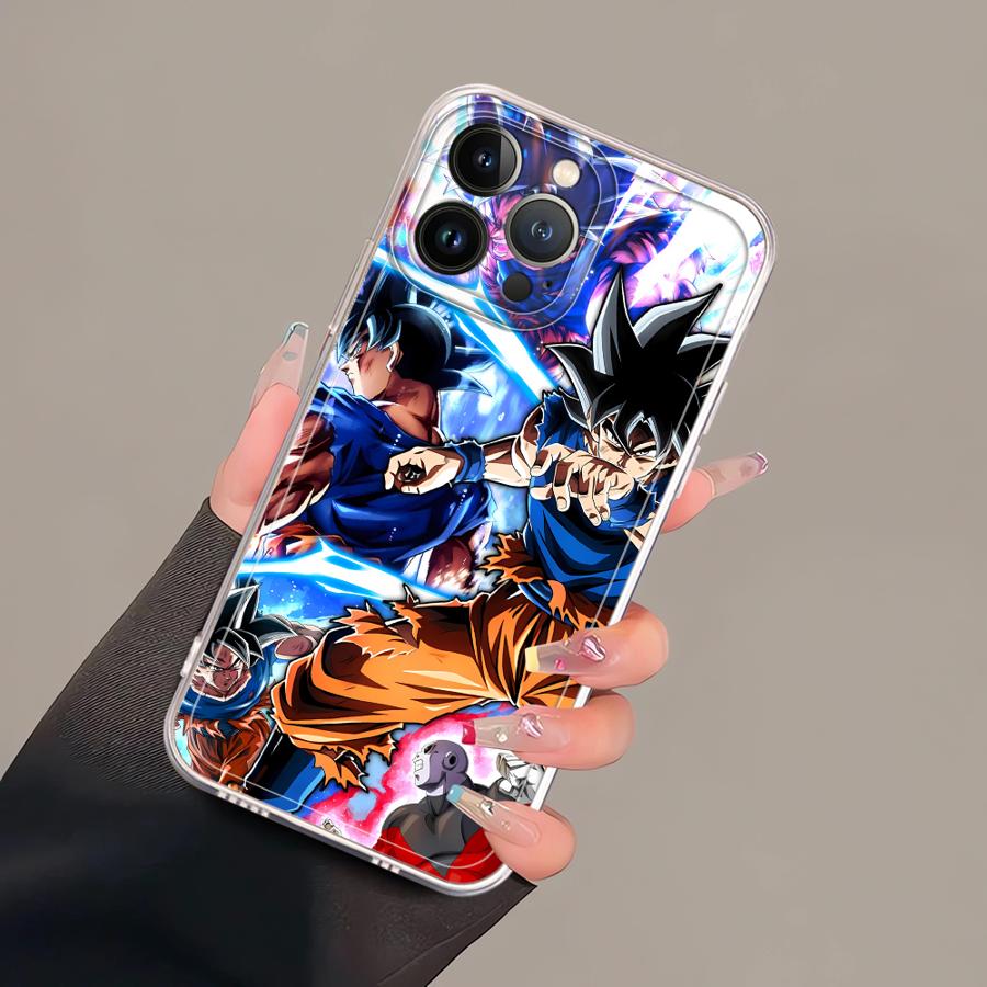Чехол для iPhone 17 Pro Max 12 Mini 16 15 Air 7 8 XS Max 14 Plus 11 13 Pro XR с принтом Аниме D-Dragons Ball, Мягкий чехол для телефона