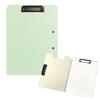 Восточный лист Папка-планшет, А4 Двусторонняя доска для файлов, Вертикальное и горизонтальное крепление, с двойными зажимами [22,7 x 31 см] (зеленый)