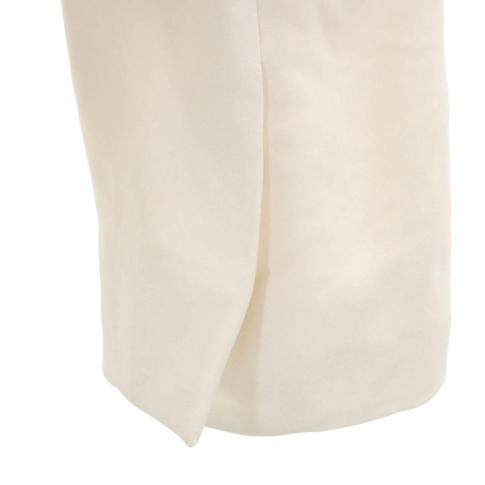 Celine Приталенный жакет с длинным рукавом 38 Белый система Женский Б/у