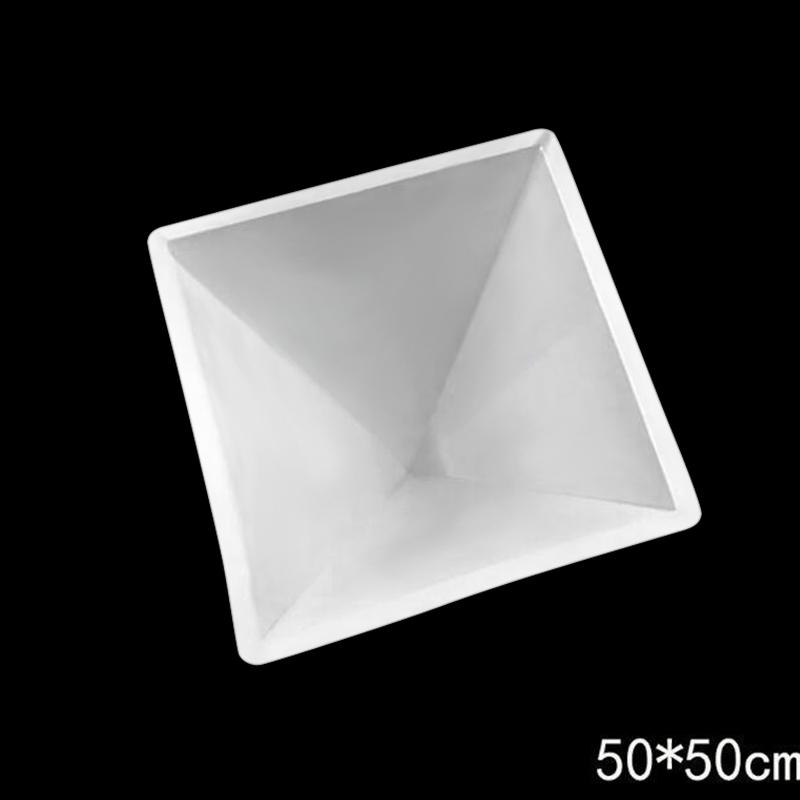 Pyramid Silicone Stencil Resin Jewelry Making Template Epoxy Pendant Craft DIY Tool 50*50mm