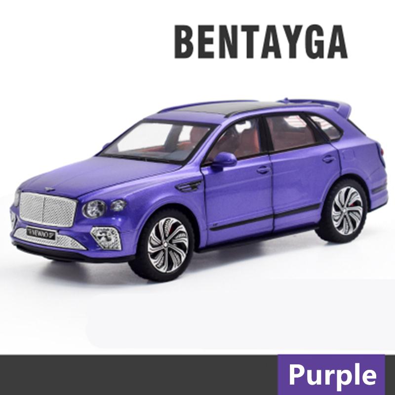 1:24 Bentayga SUV сплав роскошный автомобиль модель литой металл игрушечный автомобиль модель автомобиля высокая имитационная модель звук и свет коллекция дети мальчик подарок