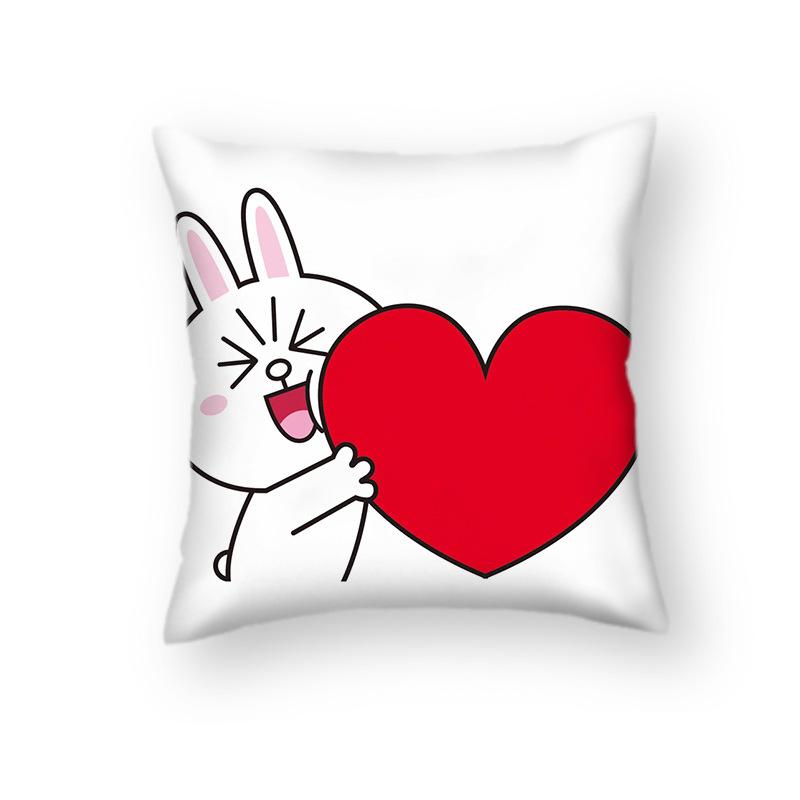 Новая мультяшная кукла для дома, милая подушка, наволочка, подарок для пары, подушка для сна, диван, автомобиль, подарок, подушка
