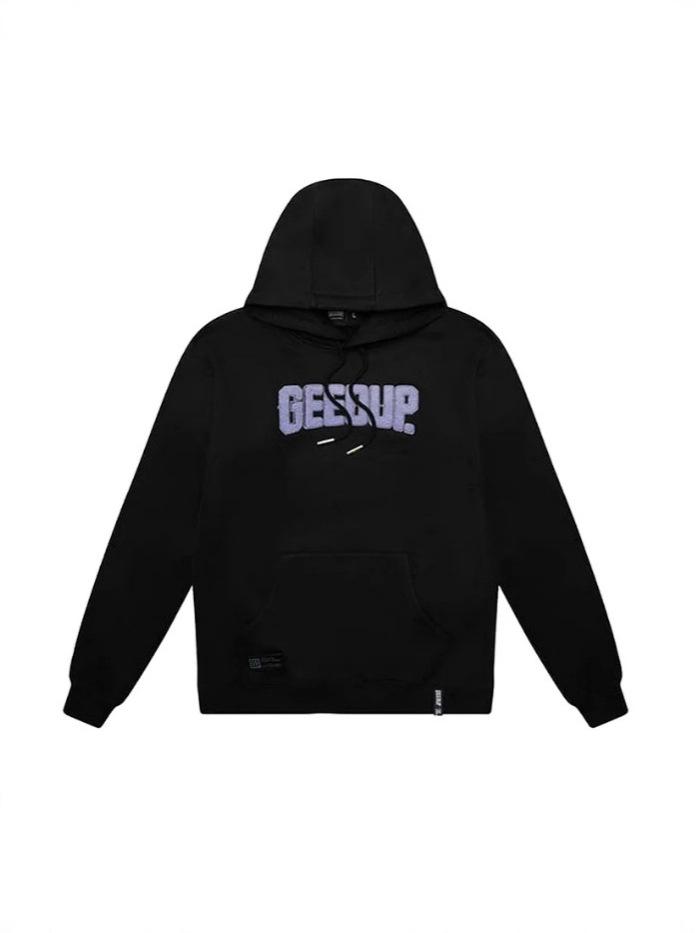 In Stock: GEEDUP Unisex Trendy Hoodie with Embroidered Lettering – Casual High Street Hip Hop Style
