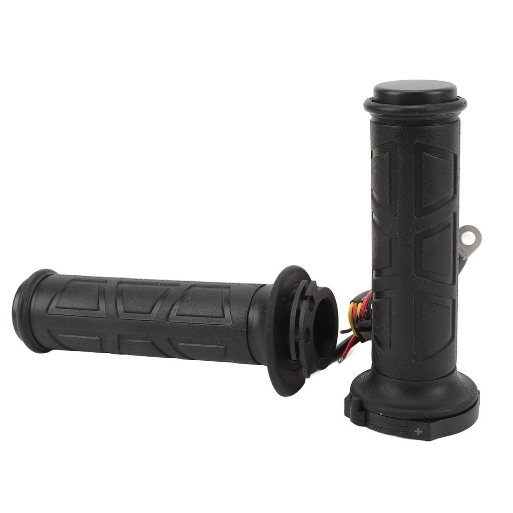 Рукоятки руля мотоцикла с подогревом, водонепроницаемые, DC12V, резиновые, электрические, с регулировкой