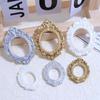 Creative Retro Oval Photo Frame Resin Accessories for DIY Crafts and Headdress 
