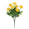 Букет искусственных цветов 7 веток Реалистичная искусственная ветка шелкового цветка Дом Офис В помещении На улице Сад Искусственное украшение
