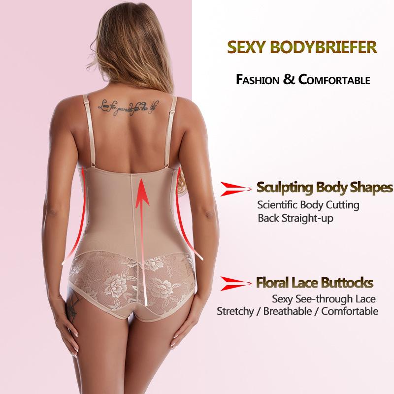 Сексуальный кружевной сетчатый женский корсет для похудения, присборенная грудь, подтяжка живота, ягодицы, цельное корректирующее белье S-2XL