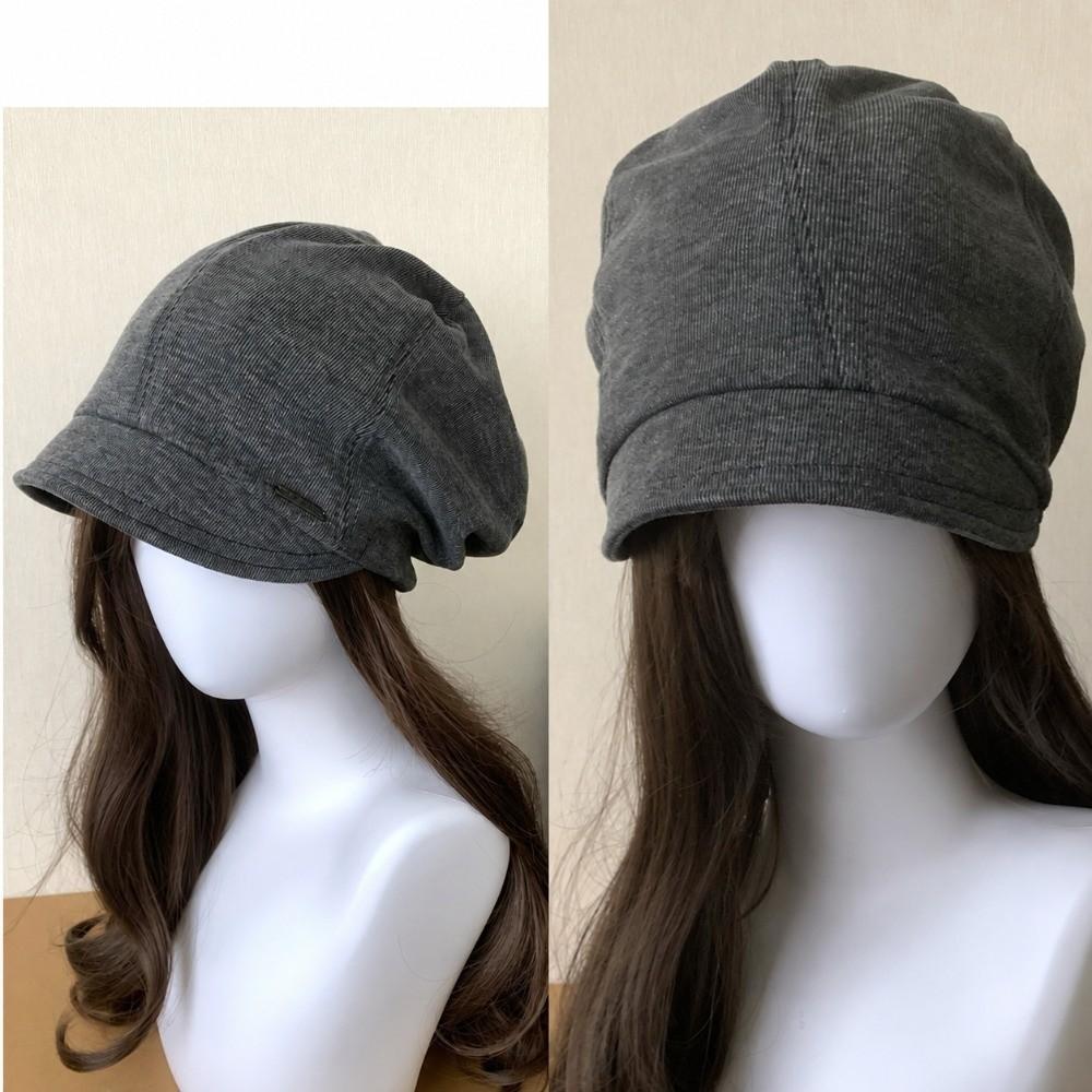 Breathable Short-Brimmed Hat Solid Color Newsboy Hat Retro Beanie Cap for Women