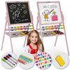 Ricokids Magnetic Chalkboard Rotating Board - Pink