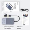 QGeeM Док-станция USB-концентратор 3.0 с тройным дисплеем, двойной HDMI VGA USB-адаптер-разветвитель для ноутбуков Xiaomi USB3.0-концентратор Аксессуары для ПК