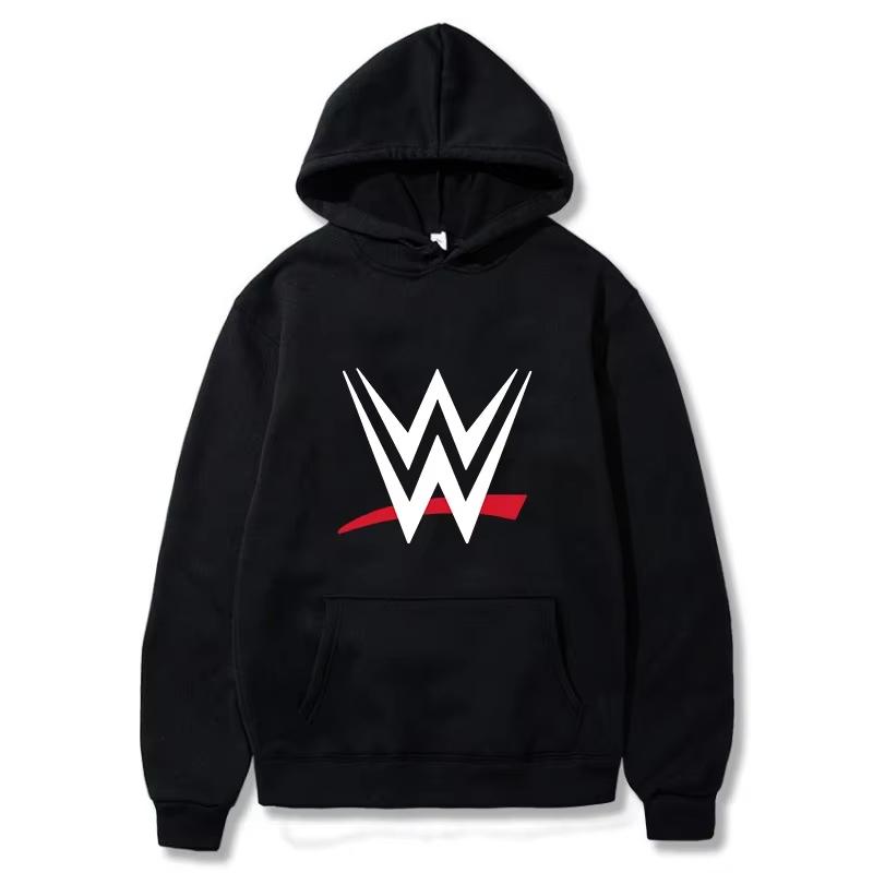Горячая продажа логотипа: Новая толстовка с капюшоном WWE с свободной печатью из Соединенных Штатов