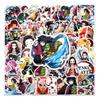 50 Demon Slayer Graffiti Stickers for Suitcases, Laptops & Cars - Trendy Design