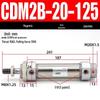 Миниатюрный пневматический цилиндр из нержавеющей стали CDM2B20/25/32/40*100X25-50-75-125-200