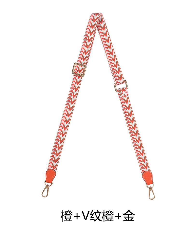 Paired With Longxiang Bag H Evelyn Lunch Box Adjustable Canvas Webbing Shoulder Strap Women's Crossbody Polka Dot DIY