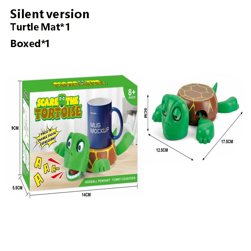 1 шт. забавная подставка под чашку в виде черепахи, 3D-печатная подставка под чашку в виде панической черепахи, подставка для кружки для чая, кофе, напитков, домашний декор, аксессуары