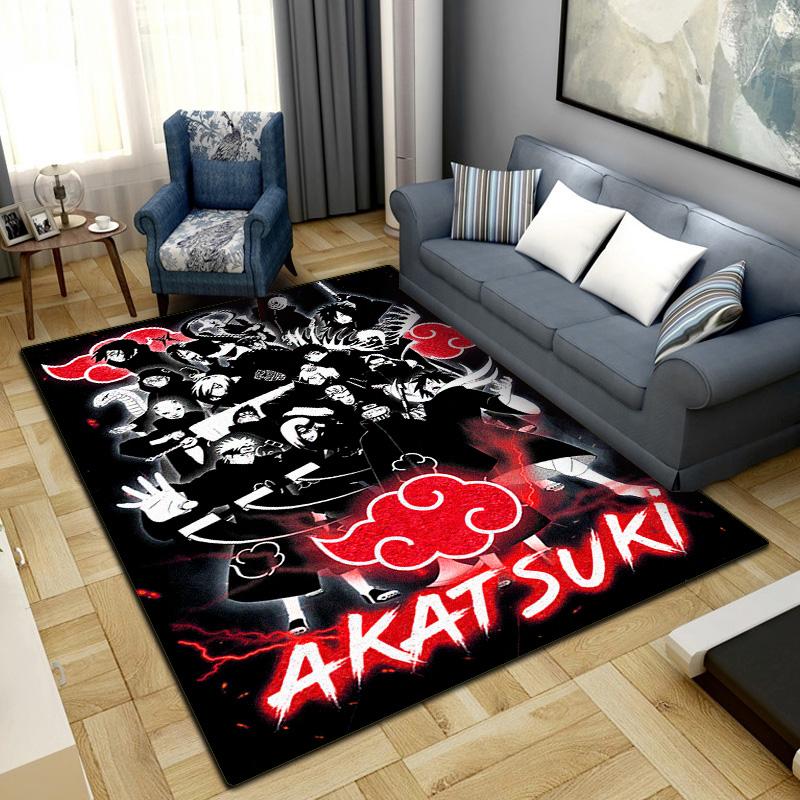 Anime-Naruto Area Carpet for Living Room Bedroom Home Decor Cool Movie Mat Floor Mat -LXR79