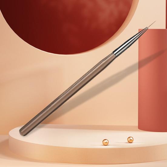 Ручка для ногтей с тонким кончиком, мягкая щетина, акриловая ручка, легко чистить, маникюр своими руками, дизайн ногтей, многофункциональная двухсторонняя кисть для рисования ногтей