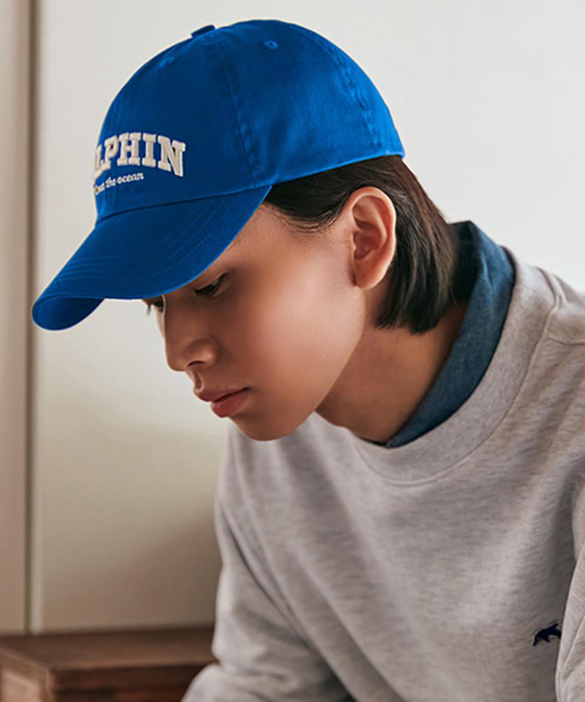 DOLPHIN WAVE APPAREL Синяя Бейсболка с аутентичным логотипом DOLPHIN WAVE