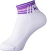 Nittaku Toela and Regular Sizes NW2720 Socks, Sweat-Wicking, Quick-Drying, Antibacterial, Odor-Resistant, Length, Women's, Purple, 22.0cm-25.0cm,