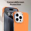 For iPhone 15 Pro Magnetic Case Frameless Ultra Thin TPU+PET Phone Cover Reinforced Corners
