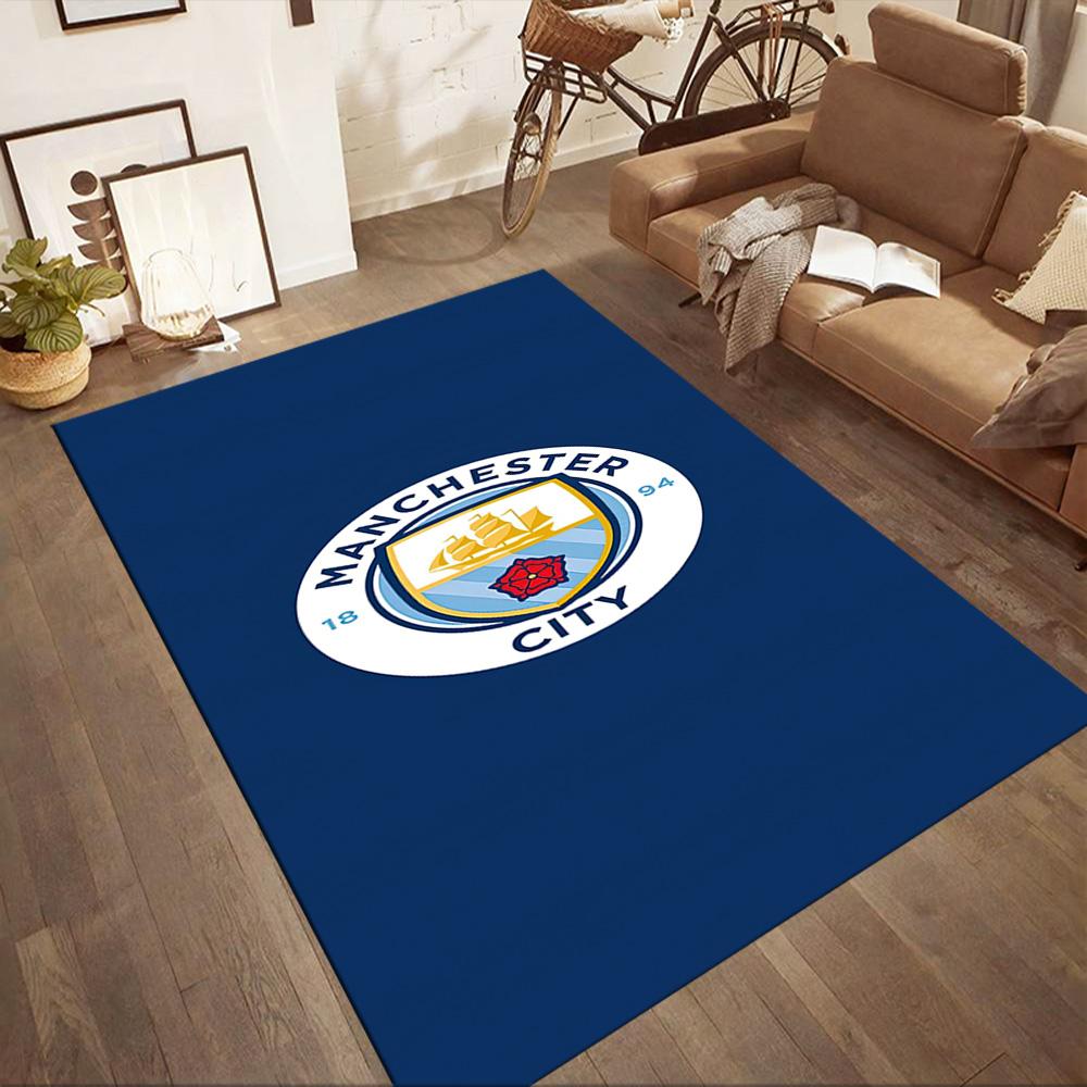 Manchester City Area Rug Design For Living Rooms Bedrooms Decorate Room Outdoor Antislip Carpet Anime Office Decor