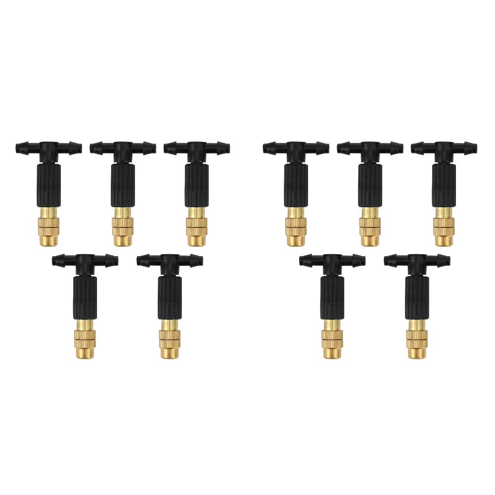 5-50 шт. 4/7 Капельница Головка для капельного полива Распылительная форсунка Регулируемая медная головка-распылитель Сельскохозяйственные форсунки для туманообразования