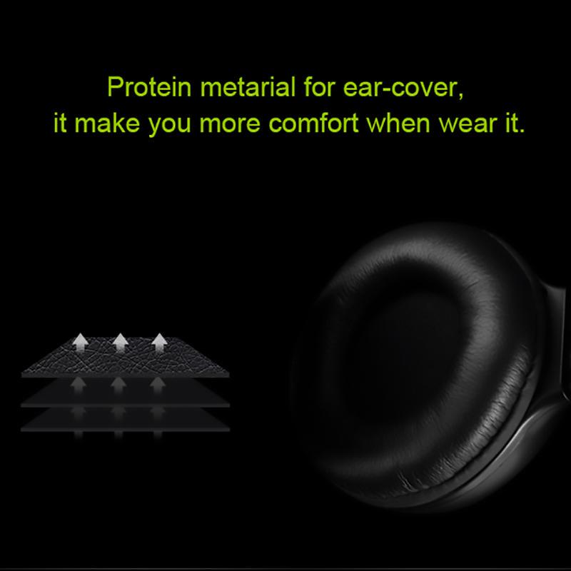 VAORLO Беспроводные наушники с Bluetooth, ЖК-дисплей, HiFi HD музыка с микроподдержкой TF/SD, воспроизведение для всех смартфонов