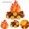 Resin Simulated Charcoal Fire Atmosphere Lamp Modern Battery Decoration Christmas Gift Scene Props