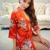 Sex Underwear Large Size Japanese Kimono Game Printed Bathrobe Sex Set Three-point Sexy Underwear