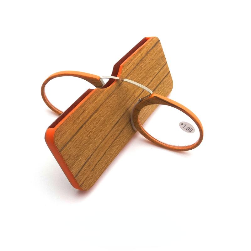 Безрамочные увеличительные очки-клипсы для носа для пресбиопии, унисекс, портативные, безободковые очки для чтения, сверхлегкие, с футляром +1.0 до +3.5