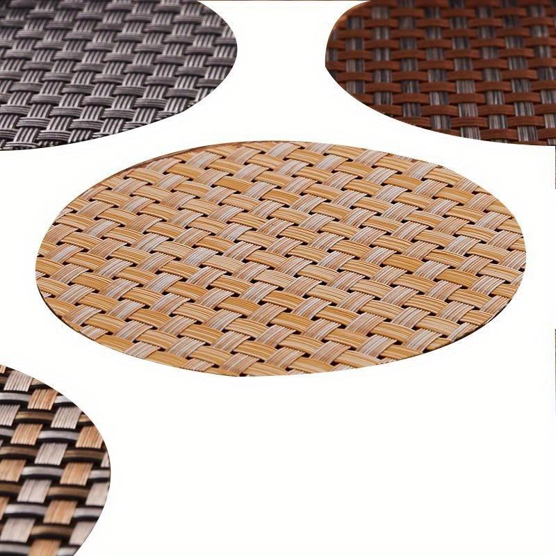 1 шт ПВХ тканые подставки под стаканы ресторан изоляционная подкладка для воды теплоизоляция нескользящий коврик для стола