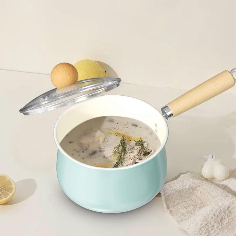 Non-stick Soup Pan Mini Baby Food Pot Universal Saucepan Porridge