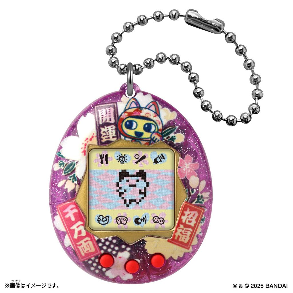 BANDAI Original Tamagotchi Manekineko Mametchi Inspired by Edo Kimekomi Doll