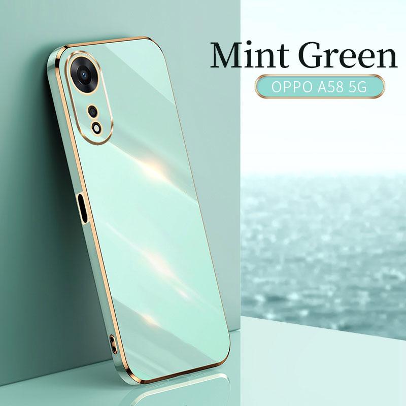 Для OPPO A78 A77 A57 5G Защитный гальванический противоударный чехол OPPO A95 A74 A57 4G Reno 10X Zoom Чехол Мягкий силиконовый чехол из ТПУ