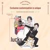 Приветственная табличка Свадебный стенди: Постерная доска с нарисованным вручную мультяшным персонажем для украшения мероприятия