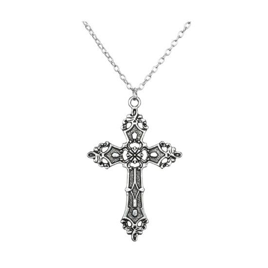 Винтажное ожерелье для женщин мужчин Барочное ожерелье с подвеской Гипоаллергенное Панк Готическое украшение Подарок на День святого Валентина День рождения