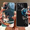 Для Realme GT 7 Pro GT7 Pro RMX5010 RMX5011 Задняя крышка Крутой мультяшный Дракон Астронавт Животные Чехол для телефона Мягкий силикон Прозрачный чехол