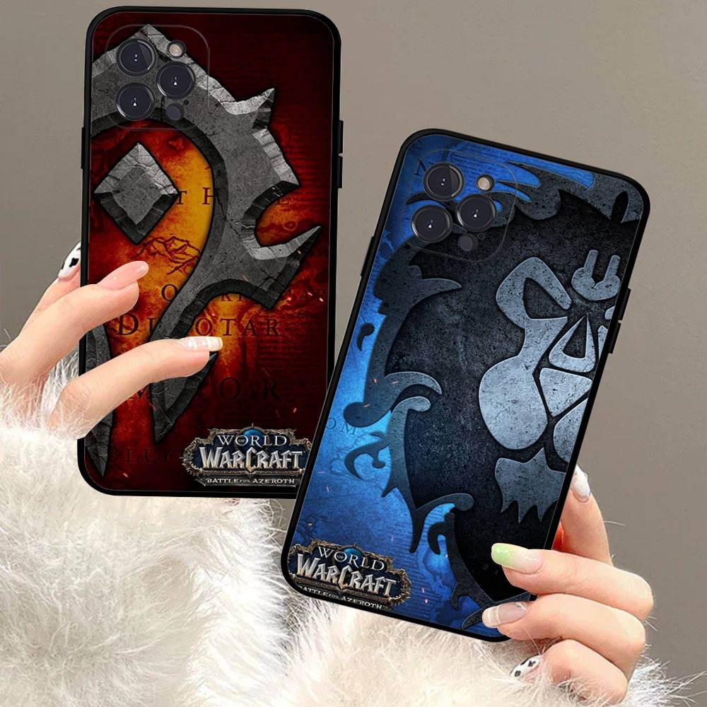 Чехол для телефона World of Warcraft Для IPhone 14 Plus 13 Mini 11 16 15 17 Pro Max Защитный Ударопрочный