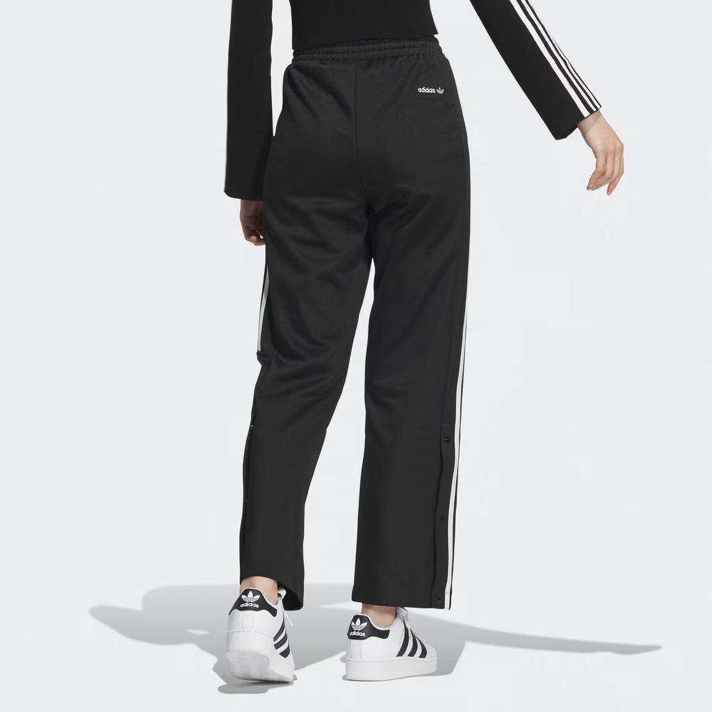 adidas Удобные повседневные брюки на шнуровке с вышитым логотипом, мужские брюки черного цвета JI7539