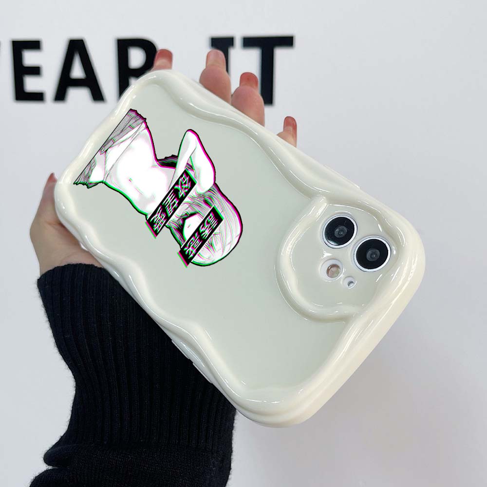 Samsung Galaxy A25 для iPhone 15 Xiaomi Poco X5 Redmi 12c Чехлы для телефонов Huawei Honor 90 NY9 Hentai Harajuku Anime Girl эксклюзивный кремовый узор Мягкий чехол